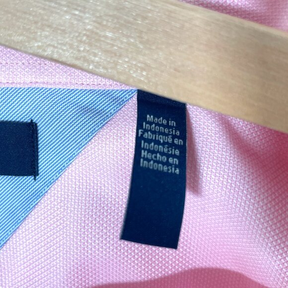 Tommy Hilfiger Dress Shirt 18 34/35 Pink Office Business Casual - Picture 7 of 8